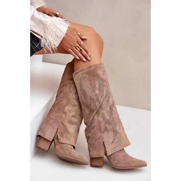  Cizme de dama BOTO IVILTA 35121 KAKI 