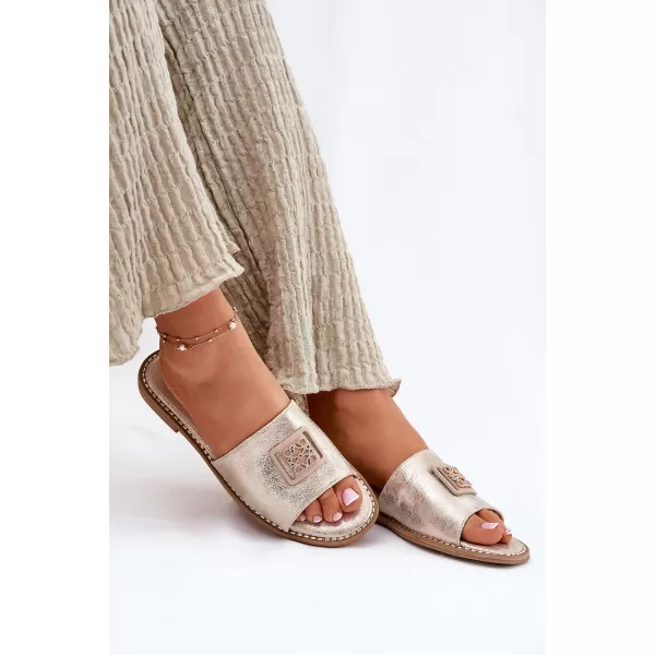  Sandale de dama S.BARSKI KV51-089 AUR DESCHIS 