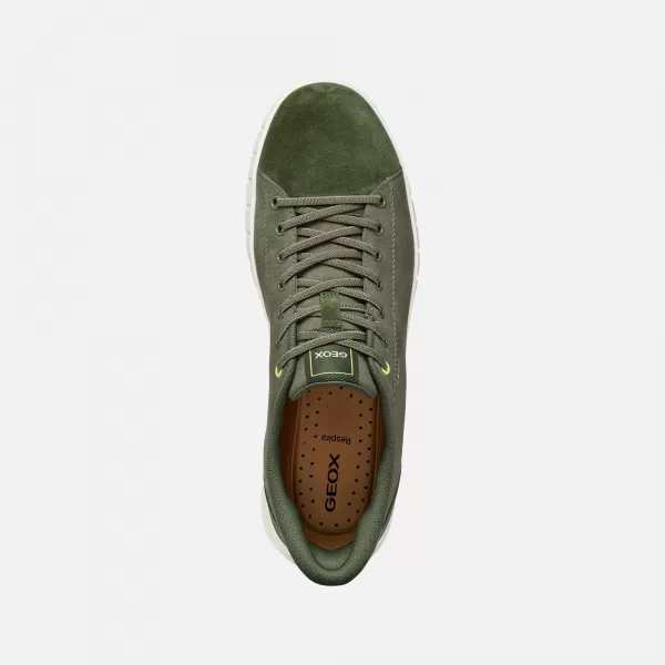 Adidași pentru bărbați GEOX FLEXTRIDE PLUS FAST IN G014654 VERDE ÎNCHIS 