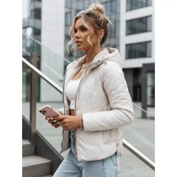  Geaca de dama DSTREET TY3582 ALB 