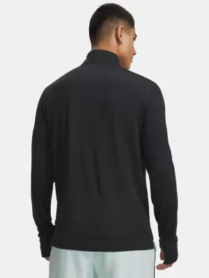 Tricou pentru bărbați UNDER ARMOUR VELOCITI 1/4 ZIP 6010887-001 NEGRU