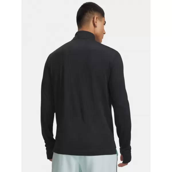  Tricou pentru bărbați UNDER ARMOUR VELOCITI 1/4 ZIP 6010887-001 NEGRU 