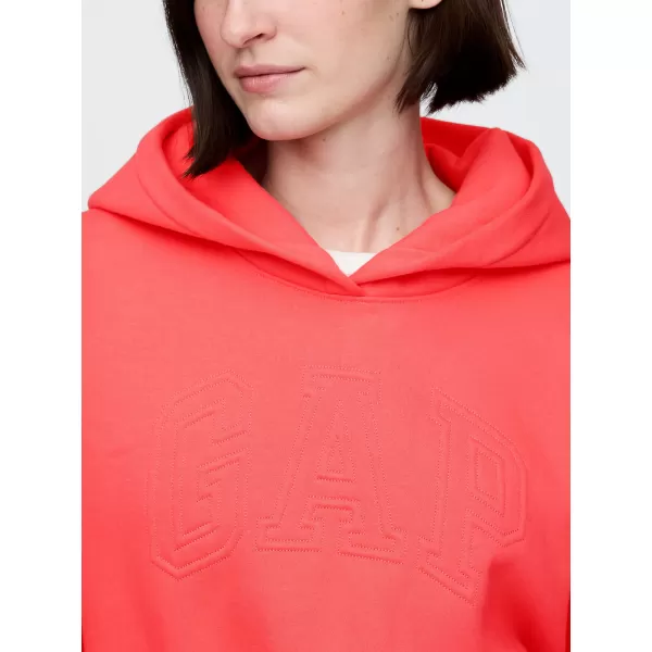  Hanorac de dama GAP LOGO PULLOVER HOODIE 746918-03 CORAL PROASPĂT 