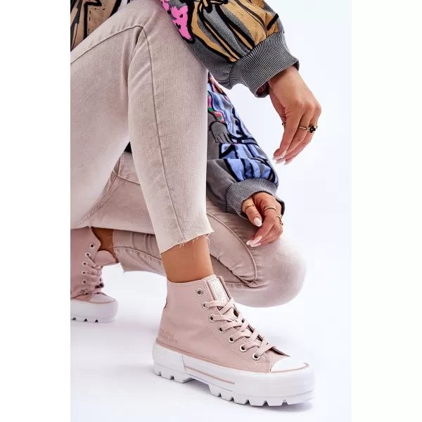  Adidasi de dama BIG STAR LL274157 NUDE Pantofi Big Star 