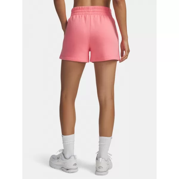  Pantaloni scurți de damă UNDER ARMOUR RIVAL FLEECE SHORT 1382723-600 ROZ 