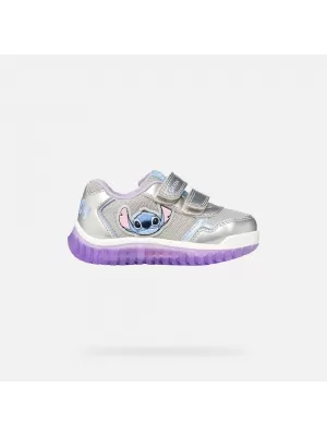 Adidași pentru fete GEOX LIGHTYLOO B6561C0AJASC1316 ARGINT