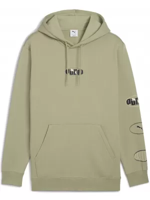 Hanorac pentru bărbați PUMA ESS LOGO LAB HOODIE 688180-82 ARMATA LUX