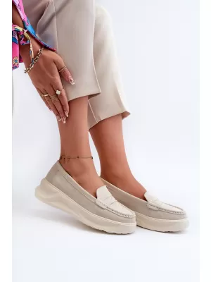 Mocasini de dama EVENTO FILIDIA BEJ