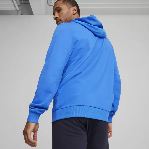  Hanorac pentru bărbați PUMA TEAMGOAL CASUALS HOODY 658618_02 IGNITE BLUE/ APRINDE ALBASTRU/ALB PUMA 