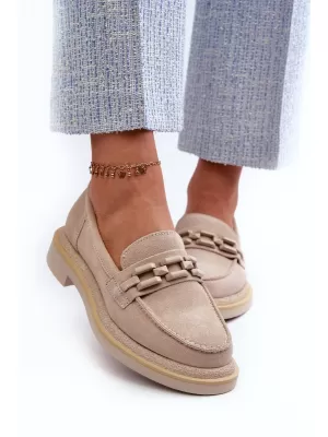 Mocasini de dama S.BARSKI HX52-222 BEJ