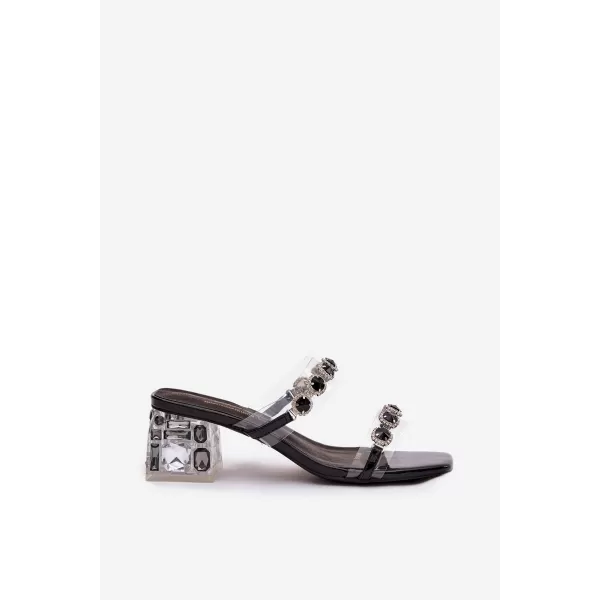  Papuci de damă D&A MR1037-02 NEGRU 