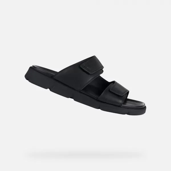  Papuci pentru bărbați GEOX XAND 2S G002593 NEGRU 