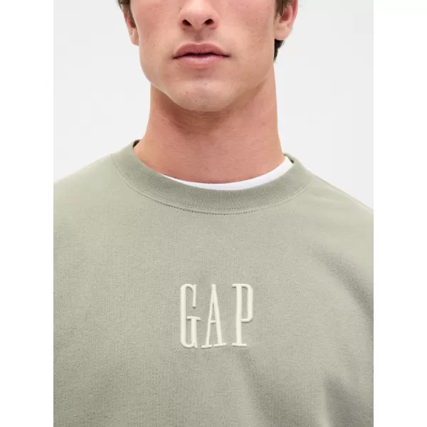  Hanorac pentru bărbați GAP CORP LOGO SWEATSHIRT 873445-02 VERDE MESCULEN 
