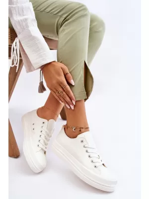 Adidași de damă BIG STAR LL274968 WHITE Pantofi Big Star
