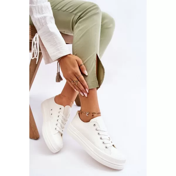  Adidași de damă BIG STAR LL274968 WHITE Pantofi Big Star 