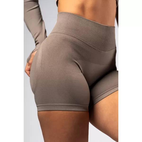  Pantaloni scurți push-up cu talie înaltă POWER 893 LIGHT BROWN ASH Nebbia 