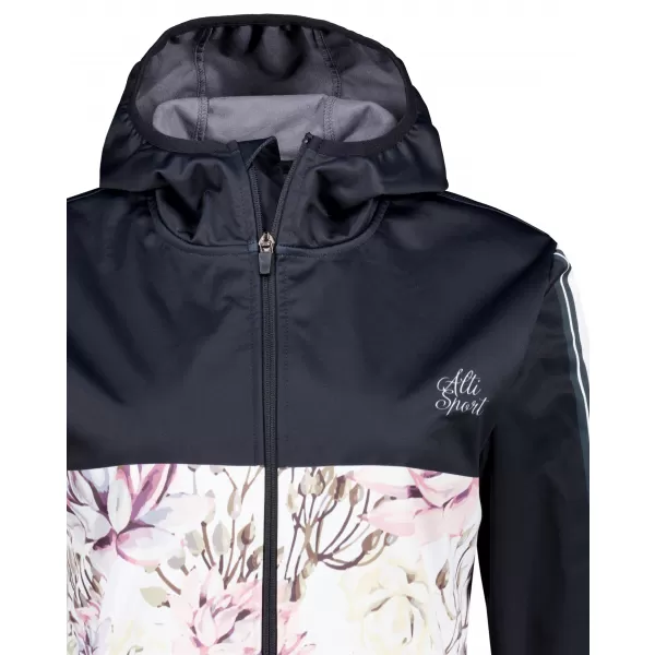  Jachetă softshell premium pentru femei ALTISPORT VOJ/ALW008JACK01 NEGRU 