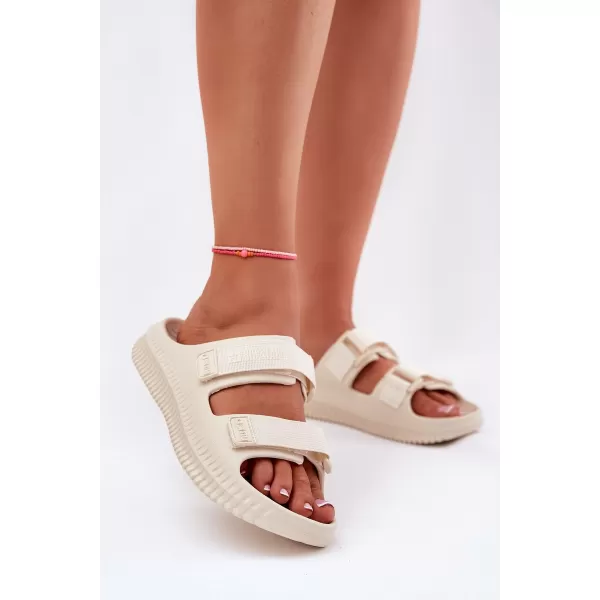  Papuci dama BIG STAR RR274A529 BEI Pantofi Big Star 