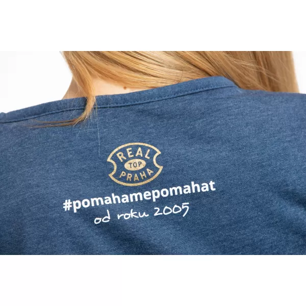  Tricou pentru femei SAM 73 PROKREPU 006 ALBASTRU 