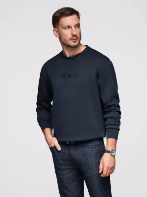 Hanorac pentru bărbați OMBRE OM-SNBC-0199 ALBASTRU ÎNCHIS