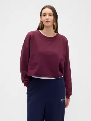 Hanorac de dama GAP LOGO SWEATSHIRT 799277-00 ROȘU TOSCAN