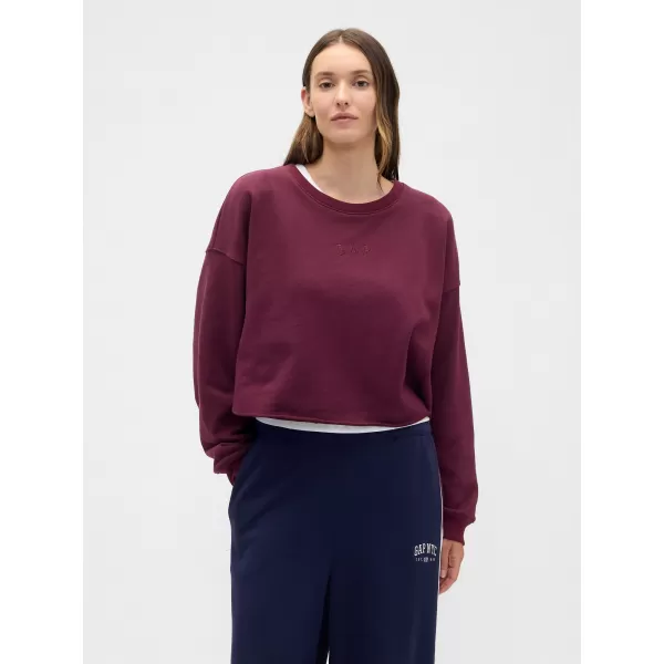  Hanorac de dama GAP LOGO SWEATSHIRT 799277-00 ROȘU TOSCAN 