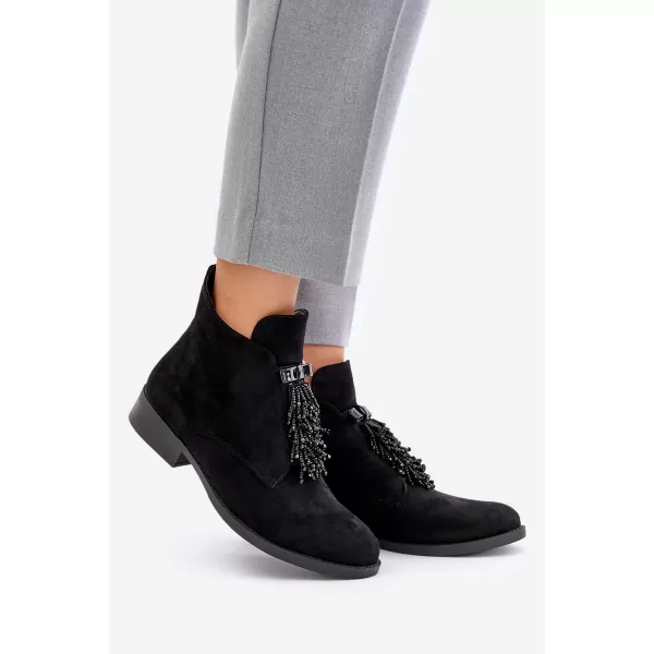  Pantofi de dama S.BARSKI HY42-715 NEGRU 
