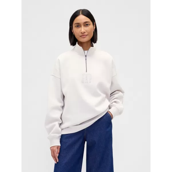  Hanorac GAP CORP LOGO HALF ZIP 873446-00 GRI OBIȘNUIT 