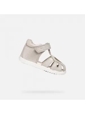 Primii pași fetelor GEOX SANDAL MACCHIA B654WA0MAEWC0262 GRI