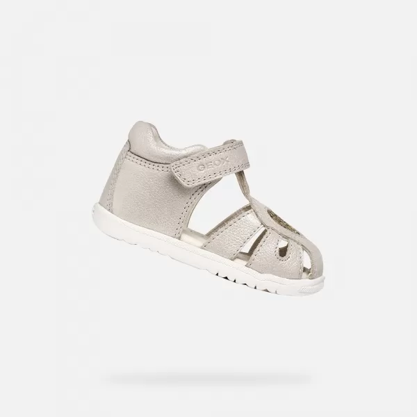  Primii pași fetelor GEOX SANDAL MACCHIA B654WA0MAEWC0262 GRI 