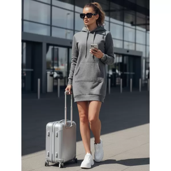  Rochie DSTREET EY1938 GRI ÎNCHIS 