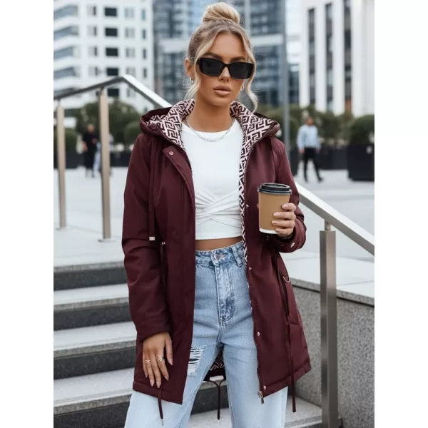  Geaca de dama DSTREET TY5349 BURGUNDIA 