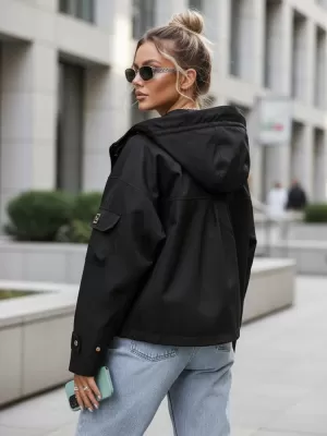 Geaca de dama DSTREET TY5636 NEGRU