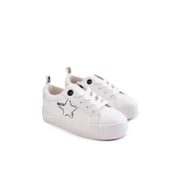  Pantofi copii BIG STAR KK374222 ALB Pantofi Big Star 