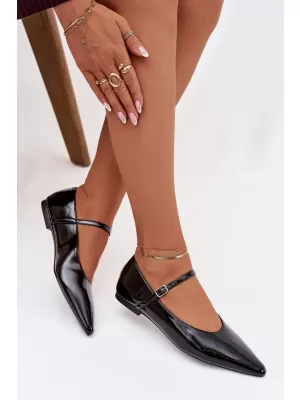 Balerini de dama BOTO JARELLE 40675 NEGRU