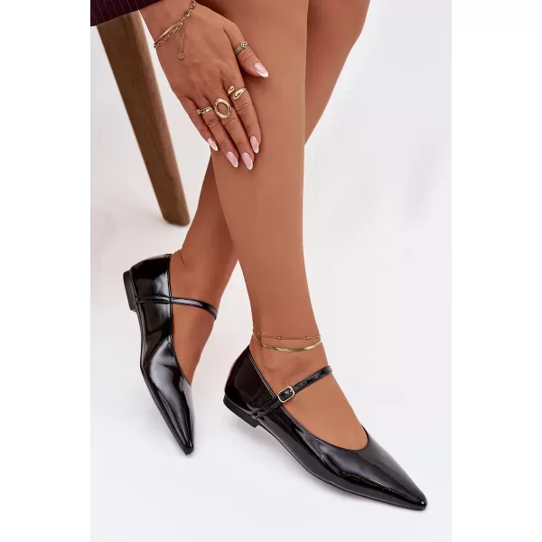  Balerini de dama BOTO JARELLE 40675 NEGRU 