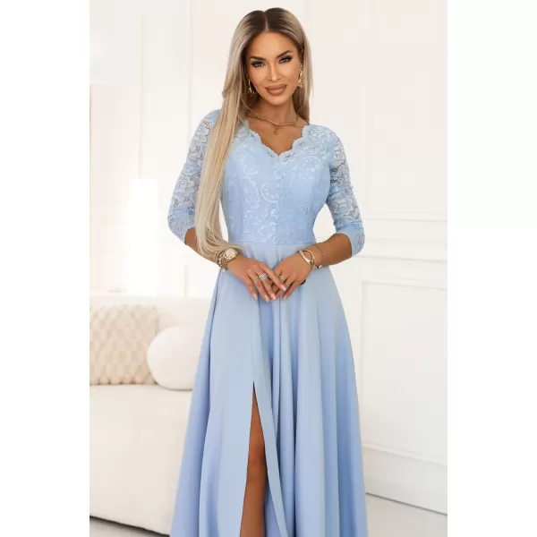 Rochie NUMOCO 309-15 ALBASTRU DESCHIS 