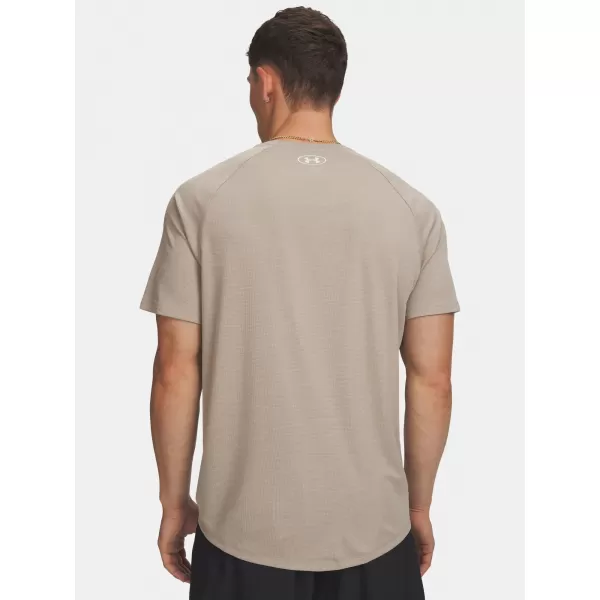  Tricou pentru bărbați UNDER ARMOUR UA TECH TEXTURED SS 1382796-203 MARO 