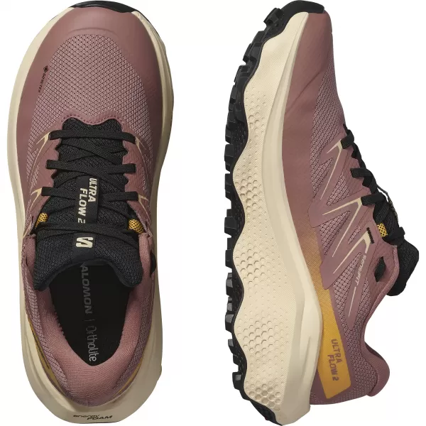  Pantofi de dama SALOMON ULTRA FLOW 2 GTX W L47884500 BURLWOOD/PIERSICA FRAGEDĂ/CAISĂ CALDĂ 