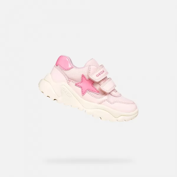  Adidași pentru fete GEOX CIUFCIUF B655QA0BC14C0808 ROZ DESCHIS 