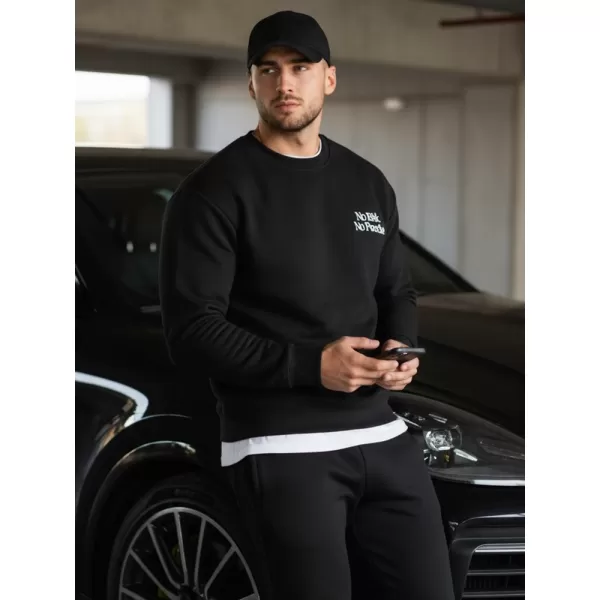  Hanorac pentru bărbați DSTREET BX5947 NEGRU 
