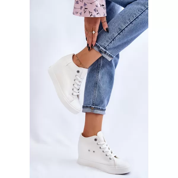  Adidași de damă BIG STAR LL274035 WHITE Pantofi Big Star 