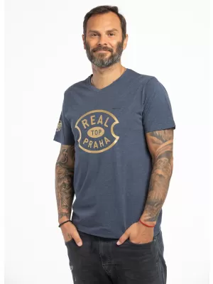 Tricou pentru bărbați SAM 73 PROKREPU 003 ARGINTIU/GRI