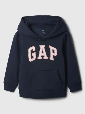 Hanorac pentru copii GAP LOGO PULLOVER HOODIE 618806-02 TAPISERIE BLEUMARIN