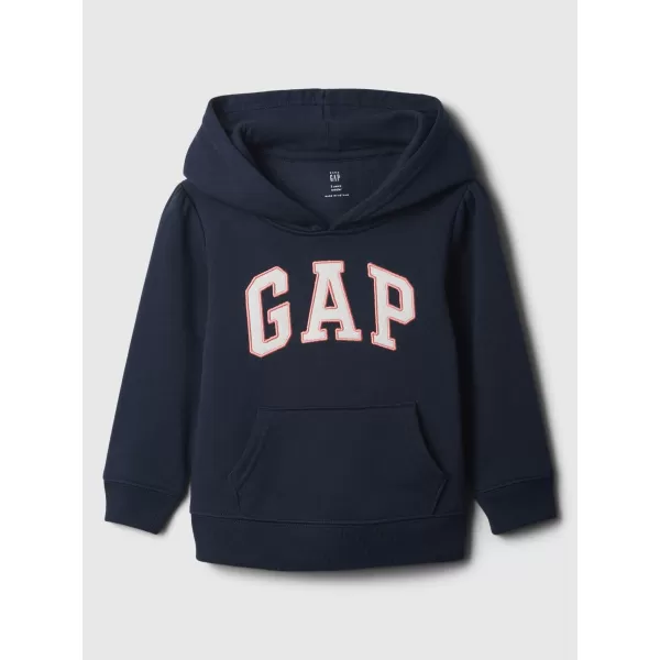  Hanorac pentru copii GAP LOGO PULLOVER HOODIE 618806-02 TAPISERIE BLEUMARIN 
