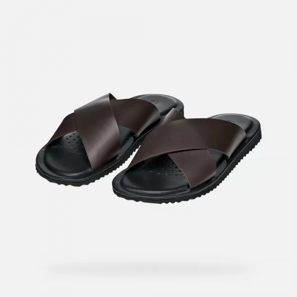  Papuci pentru bărbați GEOX ERICE G002619 NEGRU 