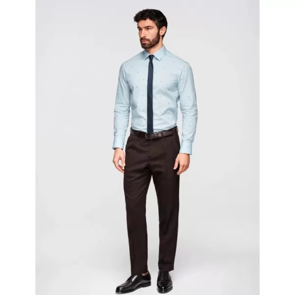  Cămașă pentru bărbați OMBRE K696 ALB 