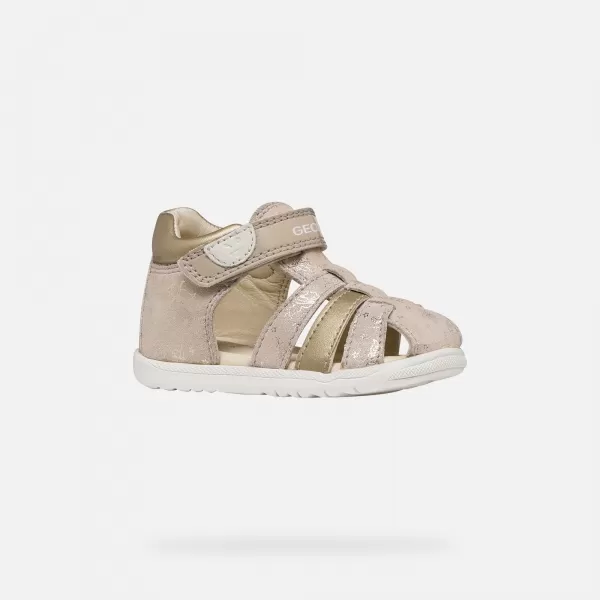  Primii pași fetelor GEOX SANDAL MACCHIA B254WB007NFC8560 BEJ 