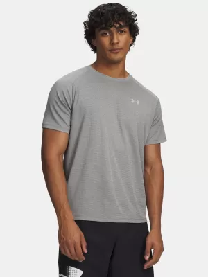 Tricou pentru bărbați UNDER ARMOUR TECH TEXTURED SS 1382796-709 VERDE