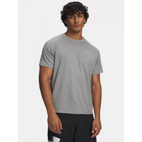  Tricou pentru bărbați UNDER ARMOUR TECH TEXTURED SS 1382796-709 VERDE 
